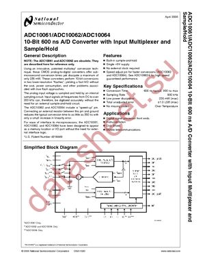 ADC10061CIWMX datasheet  